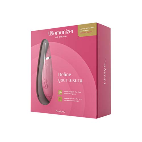 Womanizer Premium 2 Raspberry-- Packaging